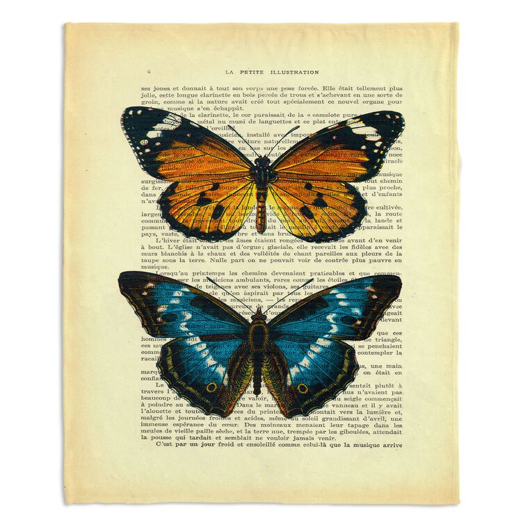 Soft butterfly online blanket